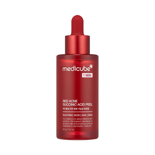 Red Acne Succinic Acid Peel